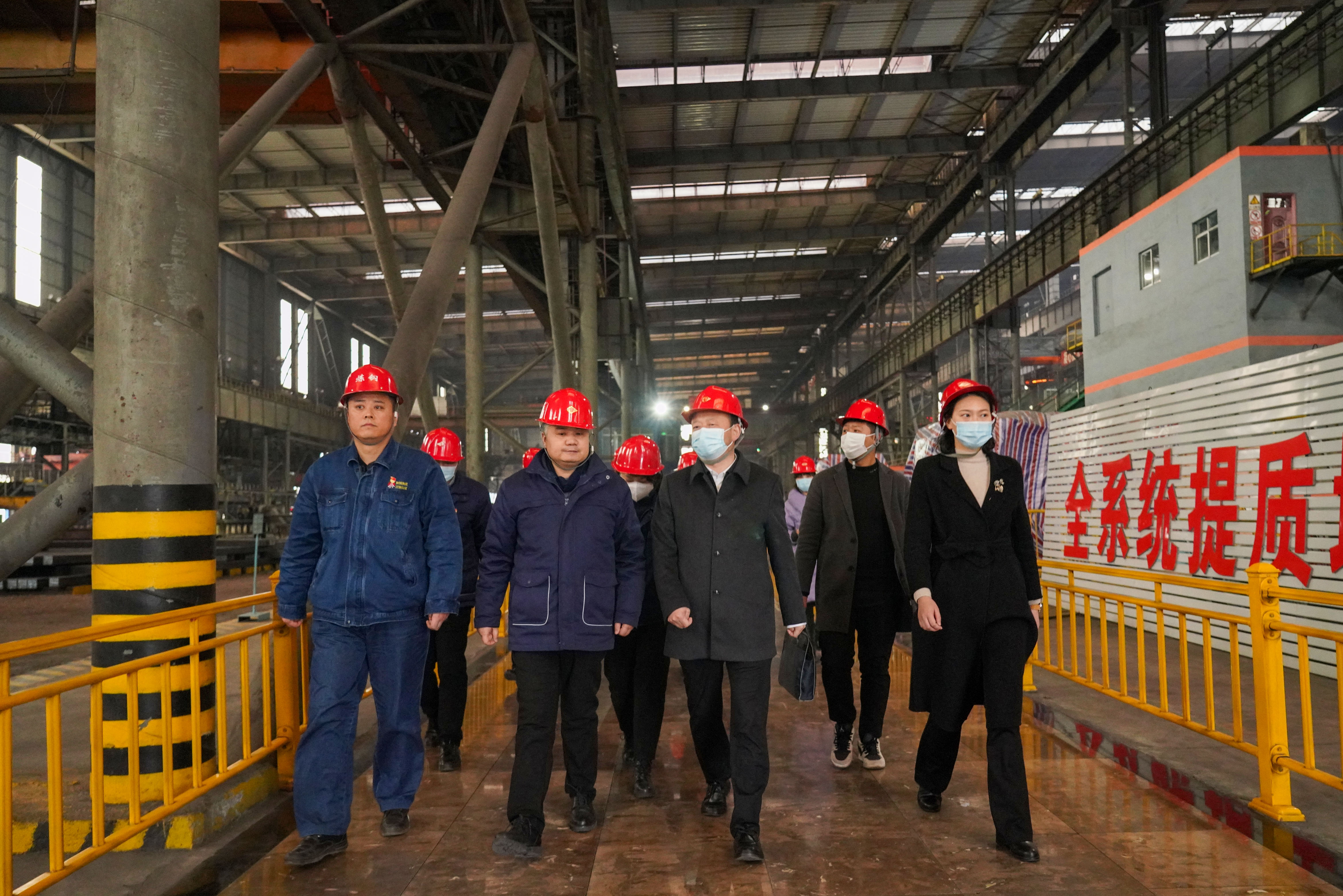 勉縣縣委書記黎建軍一行到公司調研