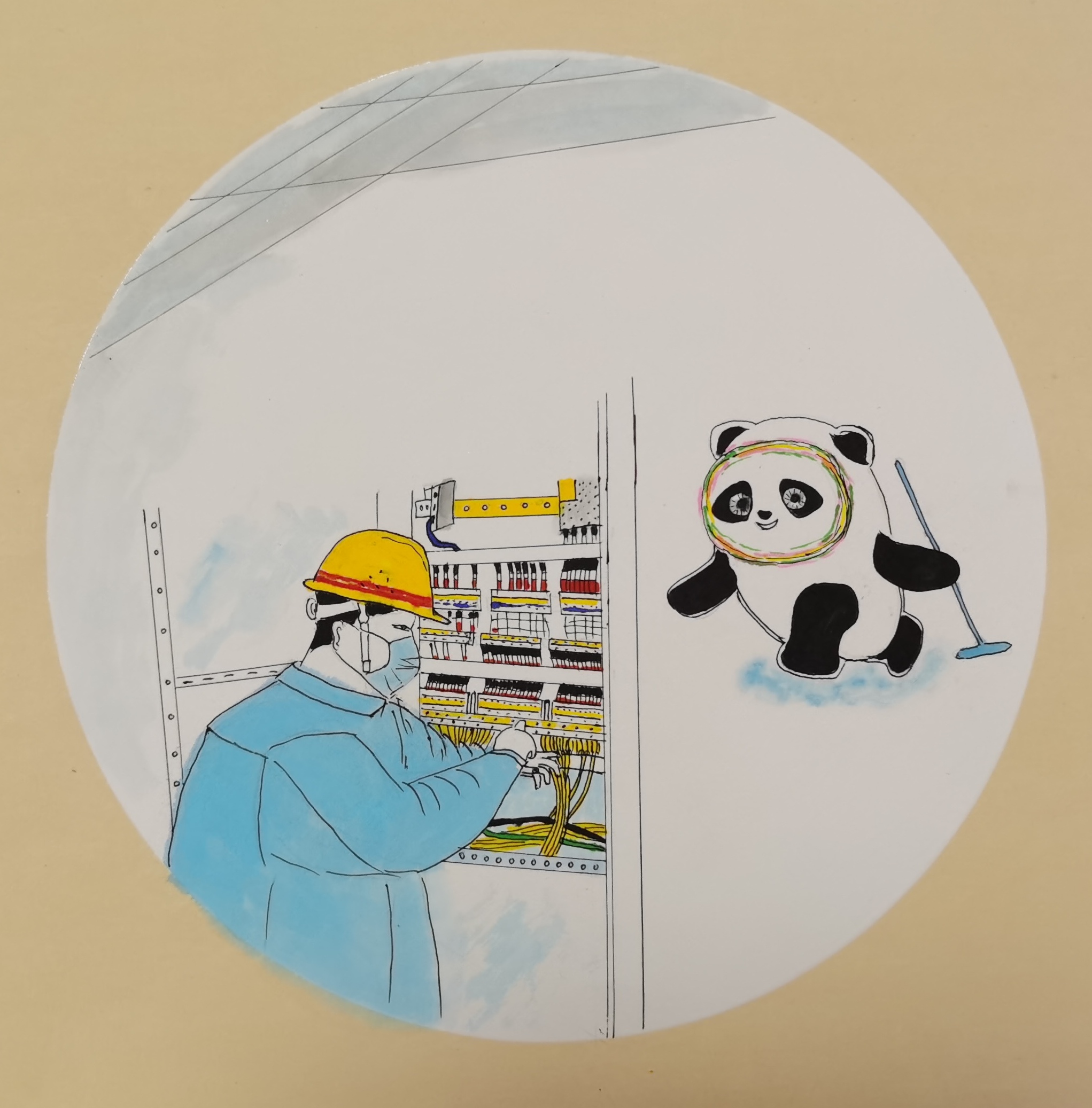 冰墩墩的安全提示  請你查收