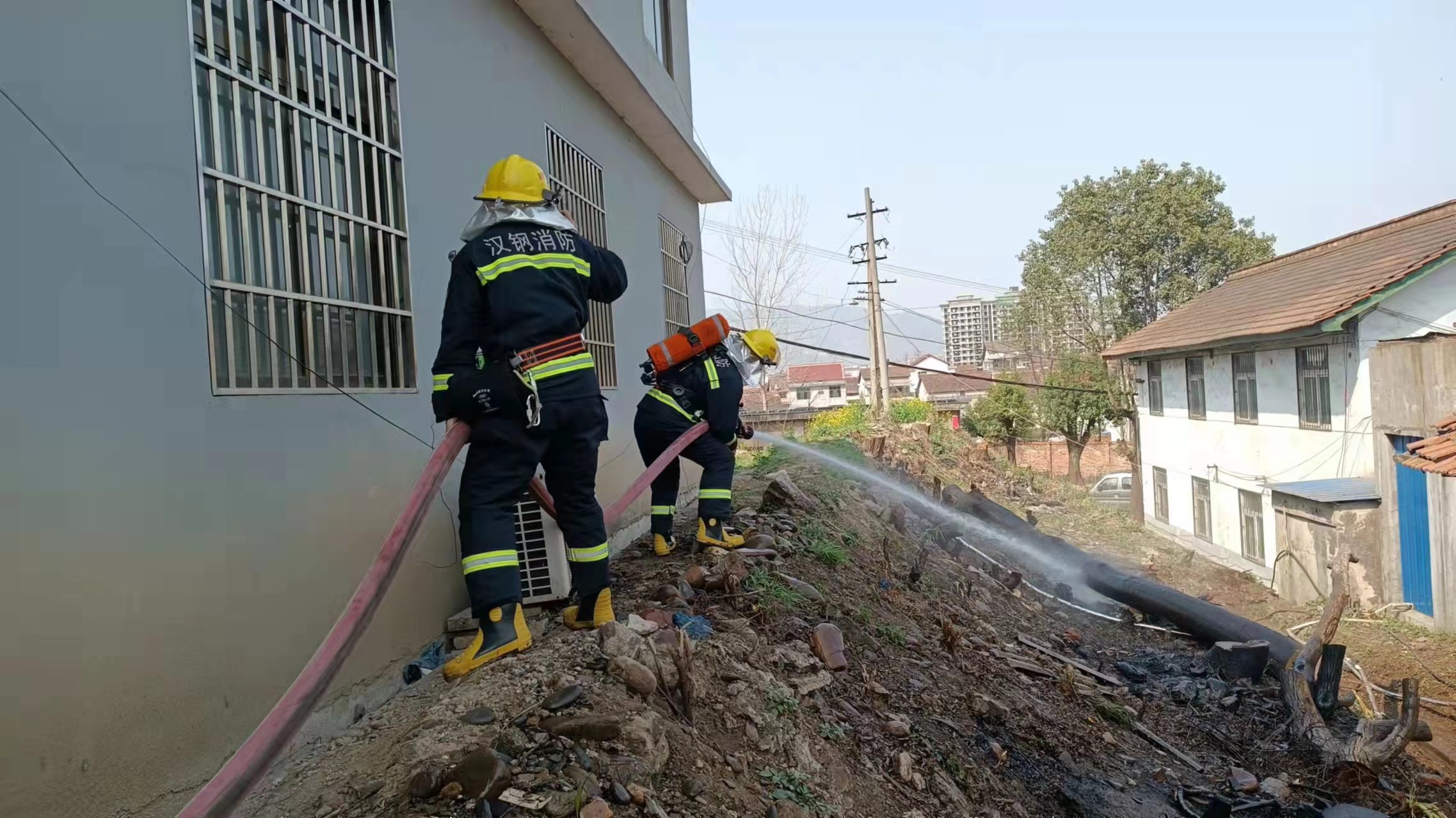 迅速！有力！公司專職消防隊應急處置“顯身手”