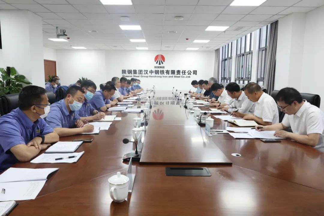 楊海峰到漢鋼公司調(diào)研指導(dǎo)工作