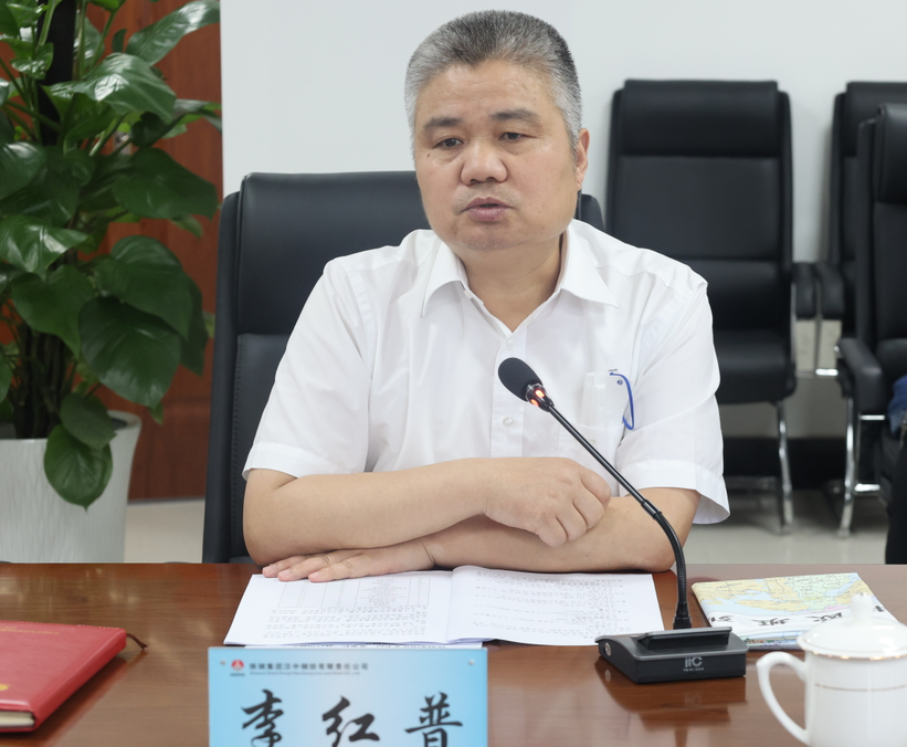 楊海峰到漢鋼公司調(diào)研指導(dǎo)工作