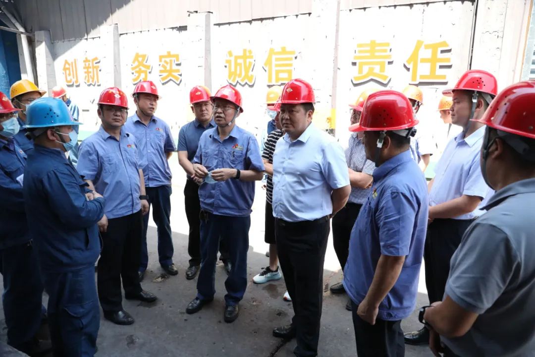 安康市白河縣委常委、宣傳部部長、白河縣廢棄硫鐵礦污染治理工作專班組長、辦公室主任李軍幫一行到公司參觀調(diào)研