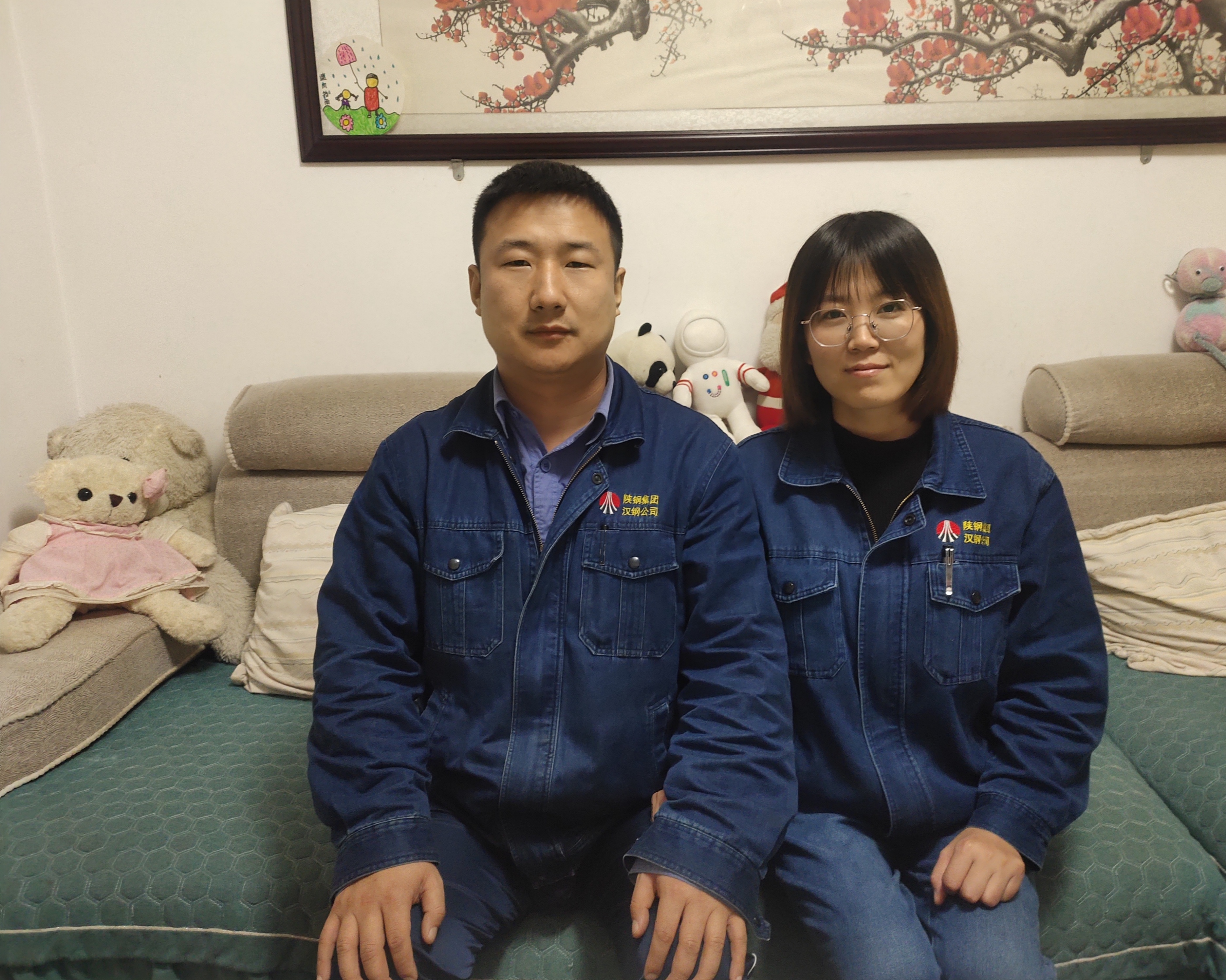 鋼城里的“夫妻檔”