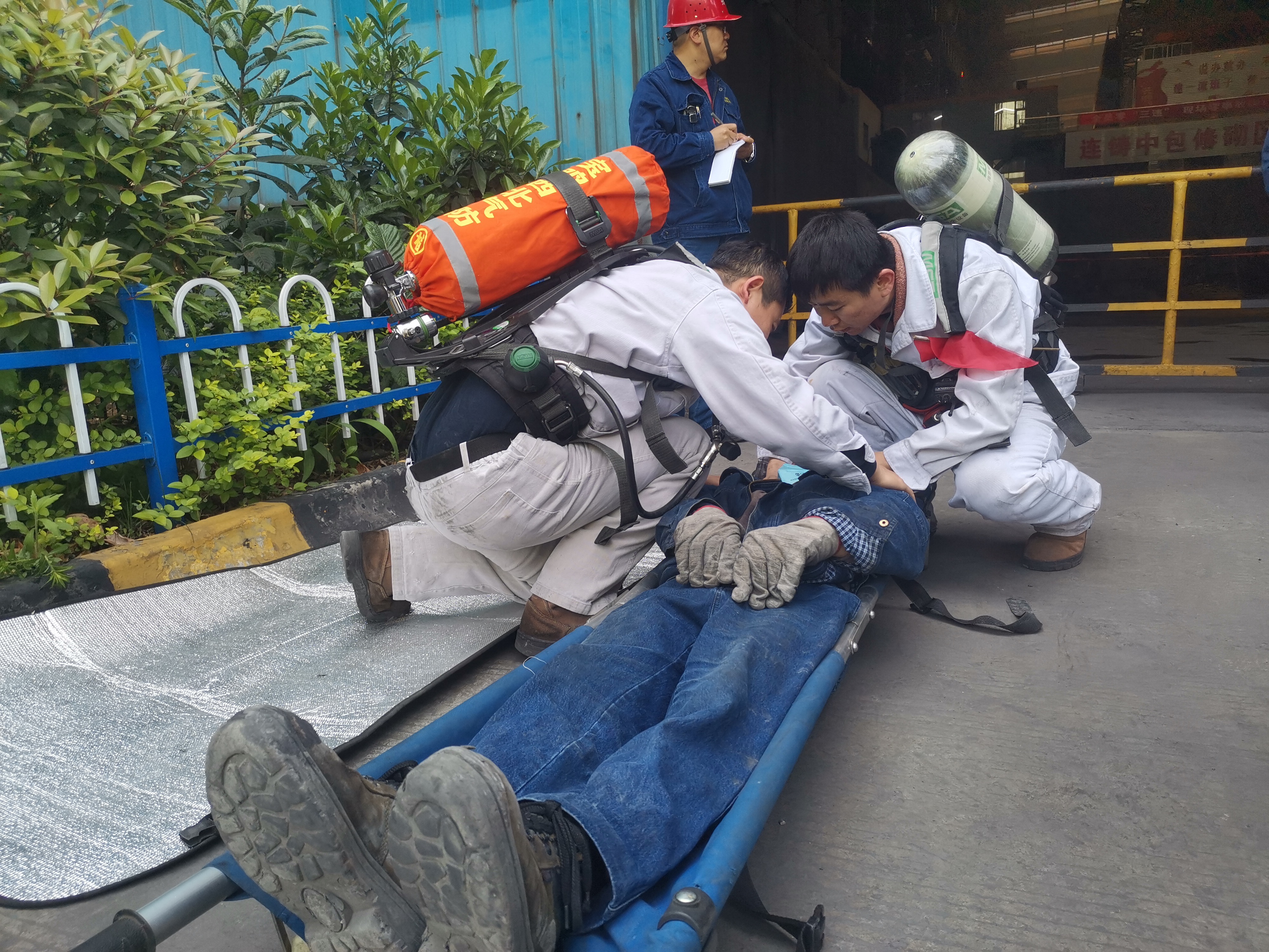 鋼城一線(xiàn)的“消防使者”