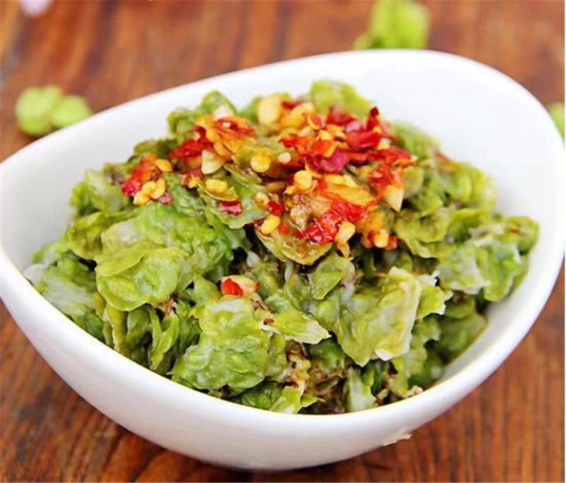 記憶中的榆錢麥飯