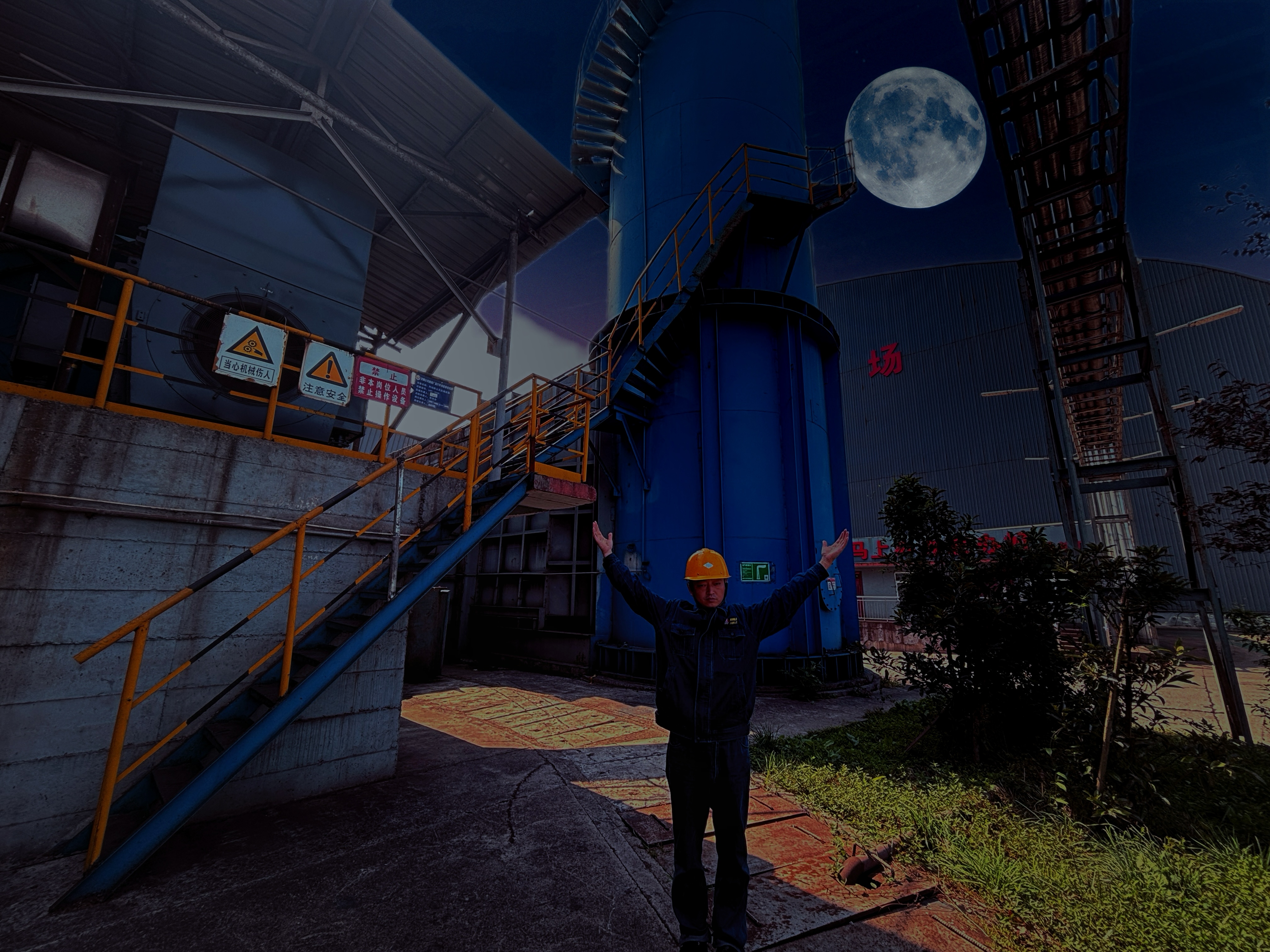 這個中秋！崗位花式賞月太驚艷