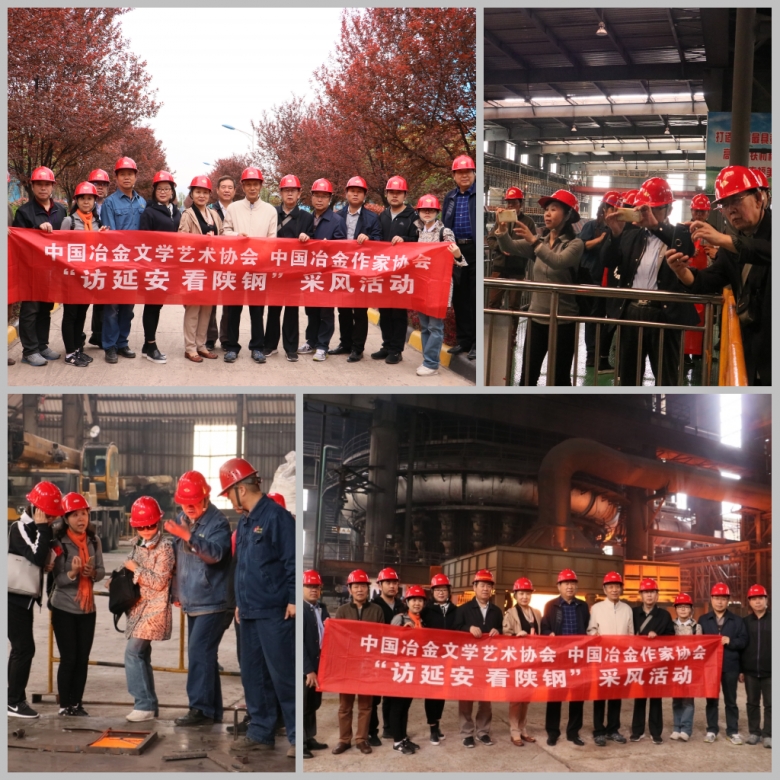 中國冶金文協(xié)、作協(xié)“訪延安 看陜鋼”采風(fēng)活動(dòng)走進(jìn)陜鋼集團(tuán)漢鋼公司